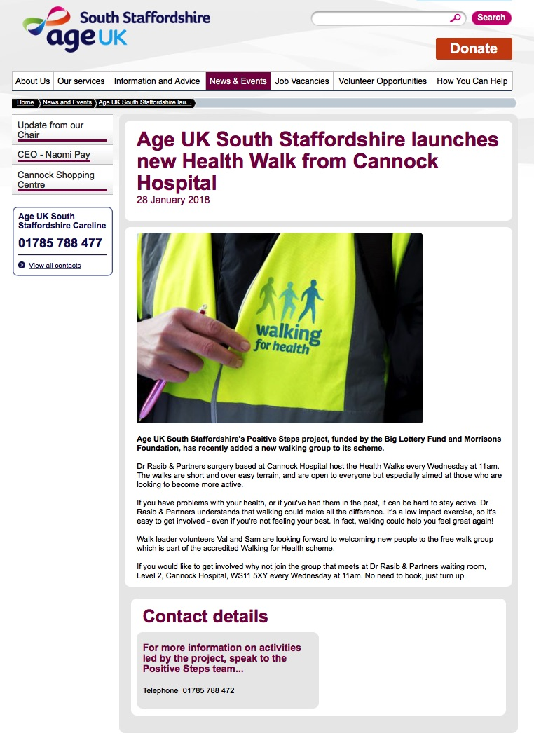 Age UK ad Age UK ad